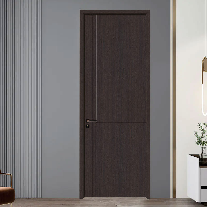 GW-113 Black PVC MDF interior room door